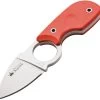 Kizlyar Amigo Z Orange G10 Handle Satin D2 Tool Steel Neck Knife W/ Sheath 0098