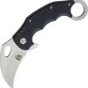 Komoran Karambit Linerlock Black G10 Handle Finger Ring Folding Knife 019
