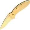 Kershaw Chive Framelock A/O 24k Gold Plated Assisted Folding Knife 1600G -Knives = the best. KS1600G