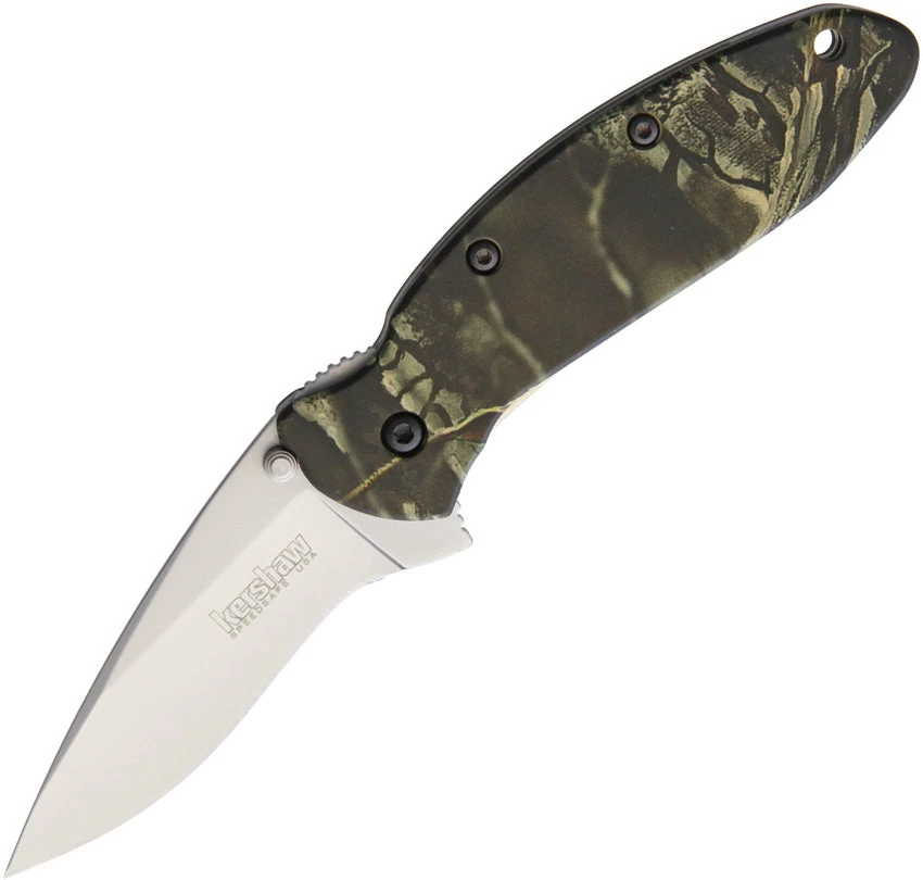 Kershaw Scallion Camo Linerlock A/O Blade RealTree Hardwoods Folding Knife 1620C 3 Kershaw Scallion Camo Linerlock A/O Blade RealTree Hardwoods Folding Knife 1620C