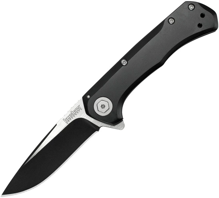 Kershaw Showtime Framelock A/O Blade Black Oxide Handle Folding Knife EDC 1955 3 Kershaw Showtime Framelock A/O Blade Black Oxide Handle Folding Knife EDC 1955