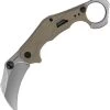 Kershaw Outlier Linerlock A/O Tan GFN Folding SW 8Cr13MoV Pocket Knife 2064TANSW