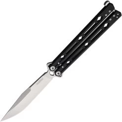 Kershaw Lucha Balisong Black Stainless 14C28N Sandvik Butterfly Knife 5150BLK