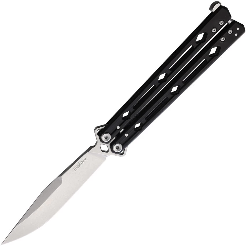 Kershaw Lucha Balisong Black Stainless 14C28N Sandvik Butterfly Knife 5150BLK 3 Kershaw Lucha Balisong Black Stainless 14C28N Sandvik Butterfly Knife 5150BLK