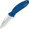 Kershaw Scallion Framelock A/O Factory Second Blue Folding Pocket Knife X1620NBB -Knives = the best. KSX1620NBB