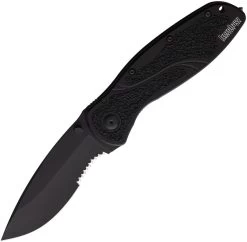Kershaw Blur Linerlock A/O Factory Second Black Folding Pocket Knife X1670GBBLKSTB