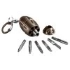 LionSTEEL Eggie Bronze Titanium Keychain Multi-Tool TEGBR -Knives = the best. LSTEGBR
