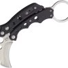 Mantis Vuja De Karambit Black Stainless Folding Pocket Knife G-10 Handles MK4
