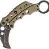 Mantis Vuja De Karambit Desert Tan Folding Pocket Knife G-10 Handles MK4DTSW -Knives = the best. MANMK4DTSW