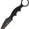 Maserin Tanto Neck Knife N690 Black G10 Fixed Blade 921T -Knives = the best. MAS921T