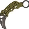 Mantis Vuja De Karambit Green Folding Pocket Knife G-10 Handles MK4GSW -Knives = the best. MK4SW
