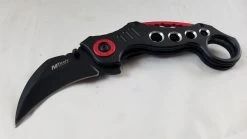 MTECH Black & Red Karambit Claw Finger Hole Tactical Folding Knife - 529BK -Knives = the best. MT529BKB 187ec3e6 5dc4 4770 9b21 c2ebd058a5fd