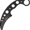 MTech 7" Tactical Karambit One Piece Fixed Blade 440 Stainless Neck Knife 664BK -Knives = the best. MT664BK