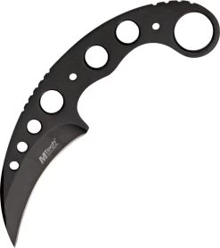 MTech 7" Tactical Karambit One Piece Fixed Blade 440 Stainless Neck Knife 664BK
