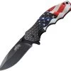 Master Lot Of 12 A/O American Flag Folding 3Cr13 Stainless Pocket Knife A104AFXX -Knives = the best. MUA104AF