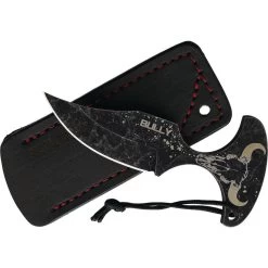 N.C. Custom Bully Push Dagger Black Stonewash Aus=8 Fixed Blade Knife C021b 7 N.C. Custom Bully Push Dagger Black Stonewash Aus=8 Fixed Blade Knife C021b -Knives = the best. NCC021B add 02