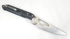NOC Knives CHEF Linerlock Black G10 & Carbon Fiber 440C Folding Knife DG0401 -Knives = the best. NOCDG0401B