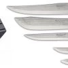 Old Hickory Kitchen Set Brown Wood Carbon Steel Fixed Blade Knives 7220 -Knives = the best. OH7220