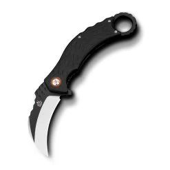 QSP EAGLE Black Karambit D2 Folding Knife 120B