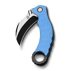 QSP Eagle Blue & Black Folding Karambit Hawkbill Knife 120c -Knives = the best. QS120C add 01