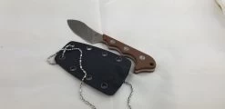 QSP Knives Neckmuk Brown Micarta D2 Steel Fixed Blade Neck Knife W/ Sheath 125E -Knives = the best. QS125E add 07 72215b4d 5aa8 459b afab acd1d9a98b38