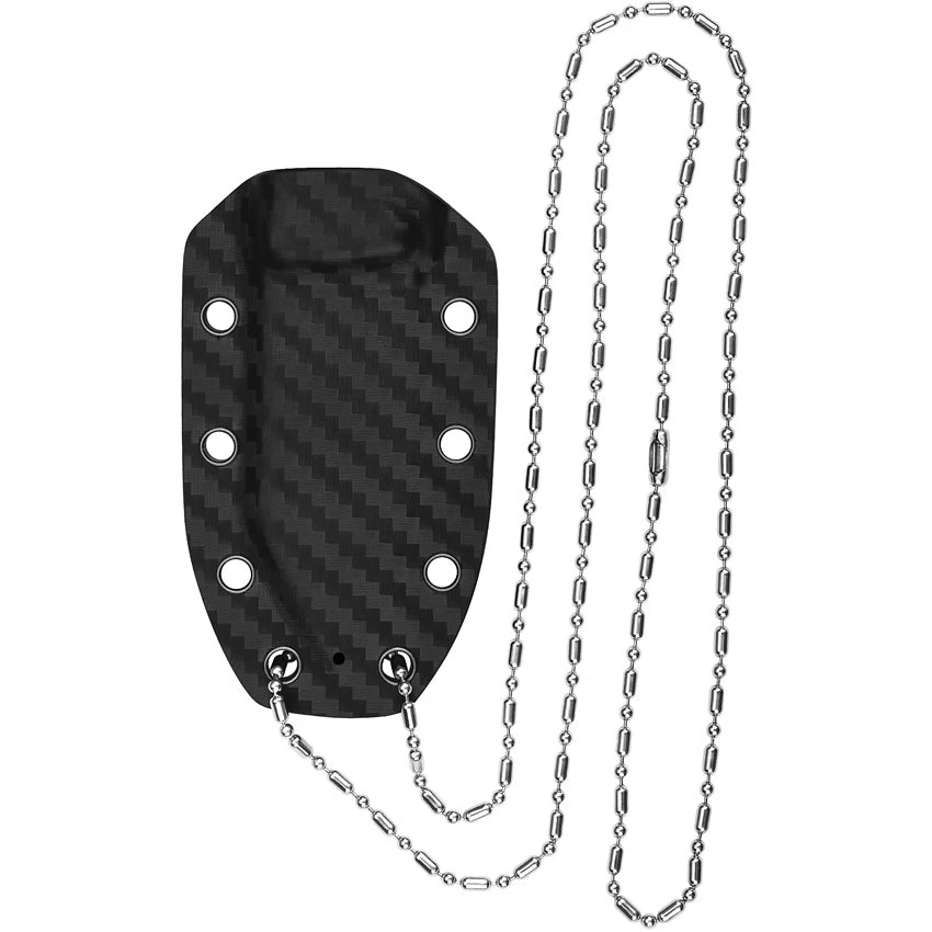 QSP Knife Canary Fixed Blade Neck Knife Denim Micarta Stonewash 14C28N 141D1 4 QSP Knife Canary Fixed Blade Neck Knife Denim Micarta Stonewash 14C28N 141D1 - Image 2