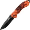 Remington Sportsman FAST A/O Linerlock Orange Camo Folding Pocket Knife 11619 -Knives = the best. R11619