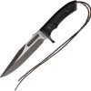 Rambo Last Blood Bowie Black Sculpted Stainless Steel Fixed Blade Knife W/ Sheath 9416