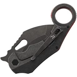 Revo K9 Karambit Black Folding Stonewashed Pocket Knife 006blk -Knives = the best. REV006BLK add 01