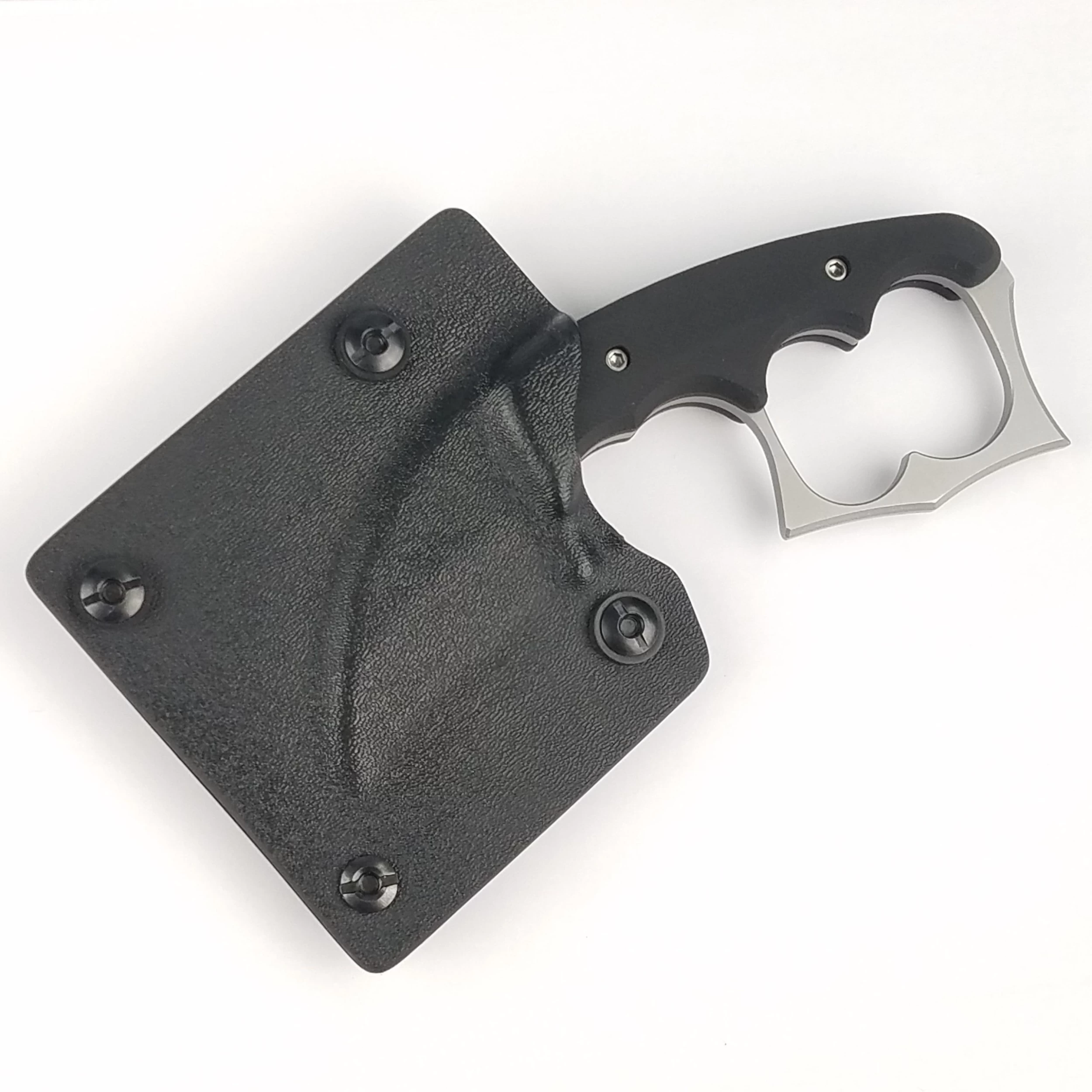 Red Horse Knife Works Fixed Blade Knife Malice Karambit Black G10 D2 Steel 019 5 Red Horse Knife Works Fixed Blade Knife Malice Karambit Black G10 D2 Steel 019 - Image 3