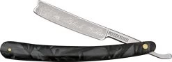 Rough Rider Collector's Edition Black Midnight Straight Folding Blade Razor 1209