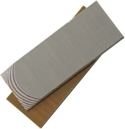 Rough Rider Custom Shop Knife Scales Black & Brown G10 Handle Two Slabs Set 1649