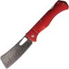 Rough Ryder Sous Chef Cleaver Lockback Red Aluminum Folding Damascus Knife 2536 1 Rough Ryder Sous Chef Cleaver Lockback Red Aluminum Folding Damascus Knife 2536 -Knives = the best. RR2536