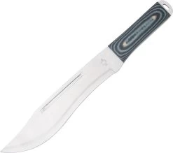 Rough Rider 14" Throwing Stainless Fixed Blade Black Micarta Handles Knife 490