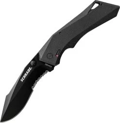 Schrade Shiznit M.A.G.I.C. A/O Assisted Open Recurve AUS-8 Folding Knife A13bs