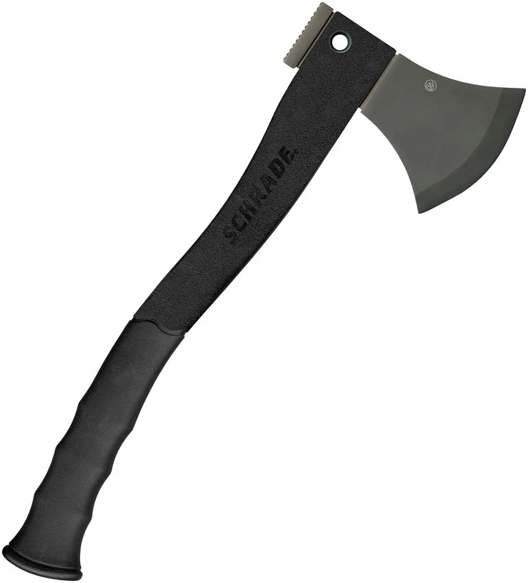 Schrade Black 15 3/4" Survival Axe + Ferro Rod + Sharpener Axe2l 3 Schrade Black 15 3/4" Survival Axe + Ferro Rod + Sharpener Axe2l
