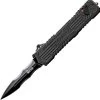 Schrade Viper 3rd Generation OTF A/O Black Dagger Titanium Coated Blade Knife OTF3CB