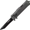 Schrade Out The Front Assist Tanto Stainless Blade Gray Handle Knife OTF8TB -Knives = the best. SCHOTF8TB