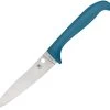 Spyderco Counter Puppy Blue Plain Kitchen Knife 20pbl 1 Spyderco Counter Puppy Blue Plain Kitchen Knife 20pbl -Knives = the best. SCK20PBL