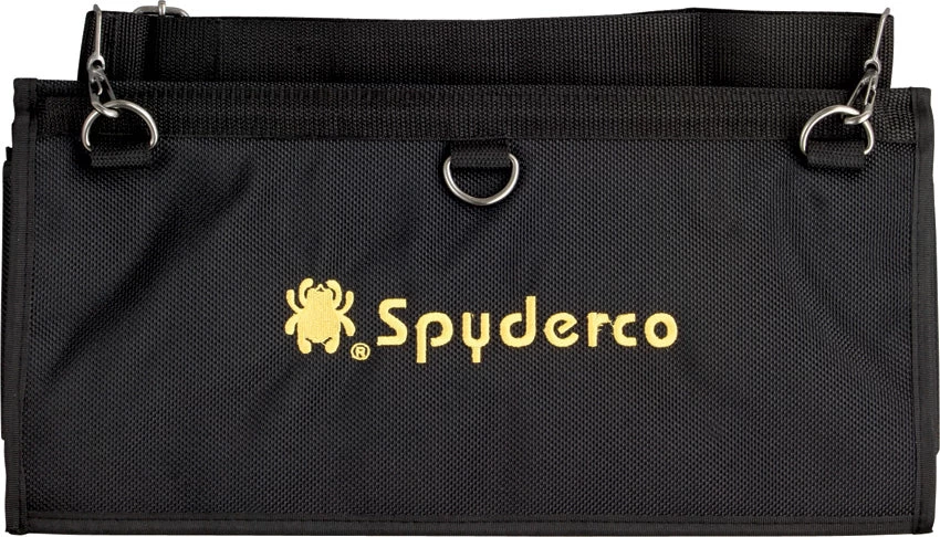 Spyderco Gold Logo SpyderPac Small Black Transport Store Display Knife Case SP2 3 Spyderco Gold Logo SpyderPac Small Black Transport Store Display Knife Case SP2