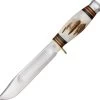 J. Adams Sheffield England Carbon Steel Stag Handle Fixed Bowie Knife SHE002 2 J. Adams Sheffield England Carbon Steel Stag Handle Fixed Bowie Knife SHE002 -Knives = the best. SHE002