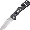 SOG Trident Elite A/O Arc Lock AUS-8 Stainless Folding Black Knife TF101CP -Knives = the best. SOGTF101CP