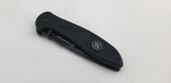 Smith & Wesson Linerlock A/O Black Aluminum Folding 8Cr13 Pocket Knife 1084305 -Knives = the best. SW1084305 add 05