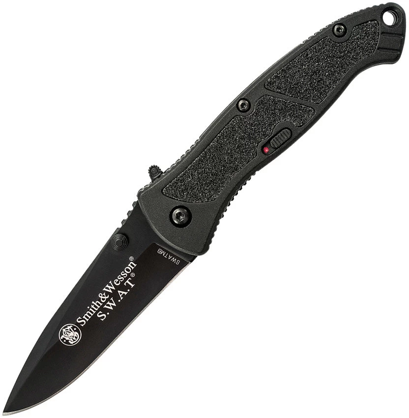 Smith & Wesson MAGIC Linerlock A/O Black Aluminum Folding Pocket Knife TMBCP 3 Smith & Wesson MAGIC Linerlock A/O Black Aluminum Folding Pocket Knife TMBCP