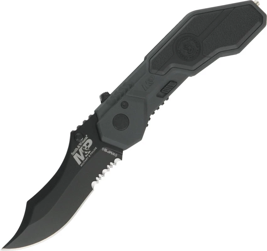 Smith & Wesson MAGIC A/O T6061 Aluminum Folding Serrated Pocket Knife MP1BS 3 Smith & Wesson MAGIC A/O T6061 Aluminum Folding Serrated Pocket Knife MP1BS