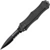 Smith & Wesson OTF Assist Finger Actuator A/O Black AUS-8A Spear Pt Knife OTF9BS -Knives = the best. SWOTF9BS