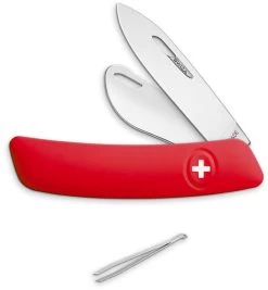 Swiza BL03 Butter Knife Red Synthetic Folding Stainless Pocket Knife BL0301000