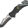 Tac Force Rescue Sniper Linerlock A/O Black Aluminum W/ Gray Folding Knife 640SN 1 Tac Force Rescue Sniper Linerlock A/O Black Aluminum W/ Gray Folding Knife 640SN -Knives = the best. TF640SN 374d0bde 6a82 4467 94ce 0b795dd211a0
