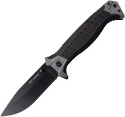 Tac Force Linerlock A/O Stainless Folding Knife W/ Black & Gray FRN Handle 981GY