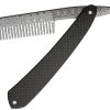 Bastion EDC Straight Damascus Steel Razor Comb W/ Black Carbon Fiber Handle TN07 2 Bastion EDC Straight Damascus Steel Razor Comb W/ Black Carbon Fiber Handle TN07 -Knives = the best. TN07